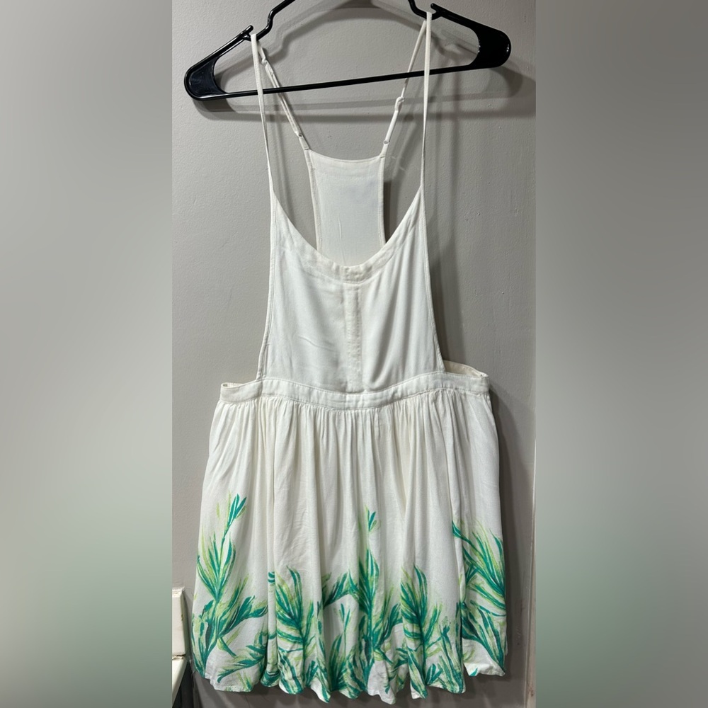 Free People Mini Dress/ Size M / Cream and  green color